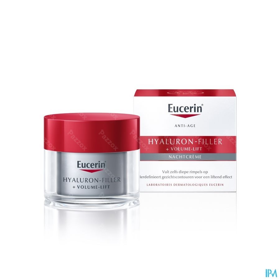 Eucerin Hyaluron-Filler + Volume Lift Nachtcrème Anti-Age en Rimpels 50ml