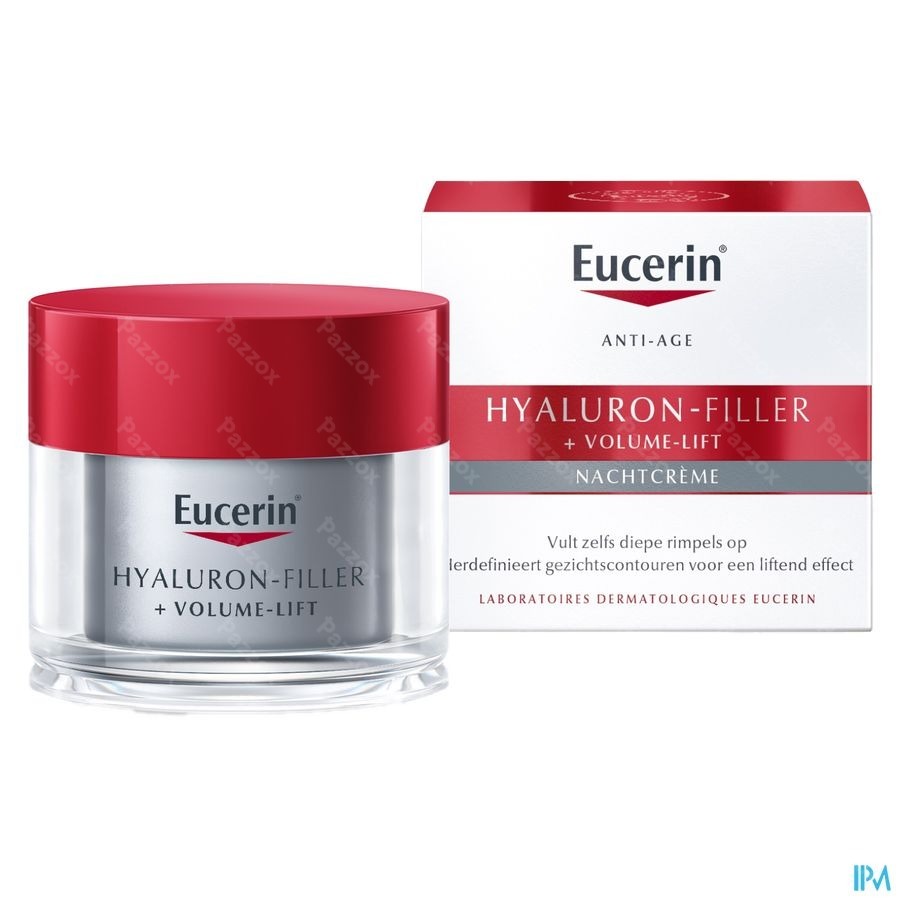 Eucerin Hyaluron-Filler + Volume Lift Nachtcrème Anti-Age en Rimpels 50ml