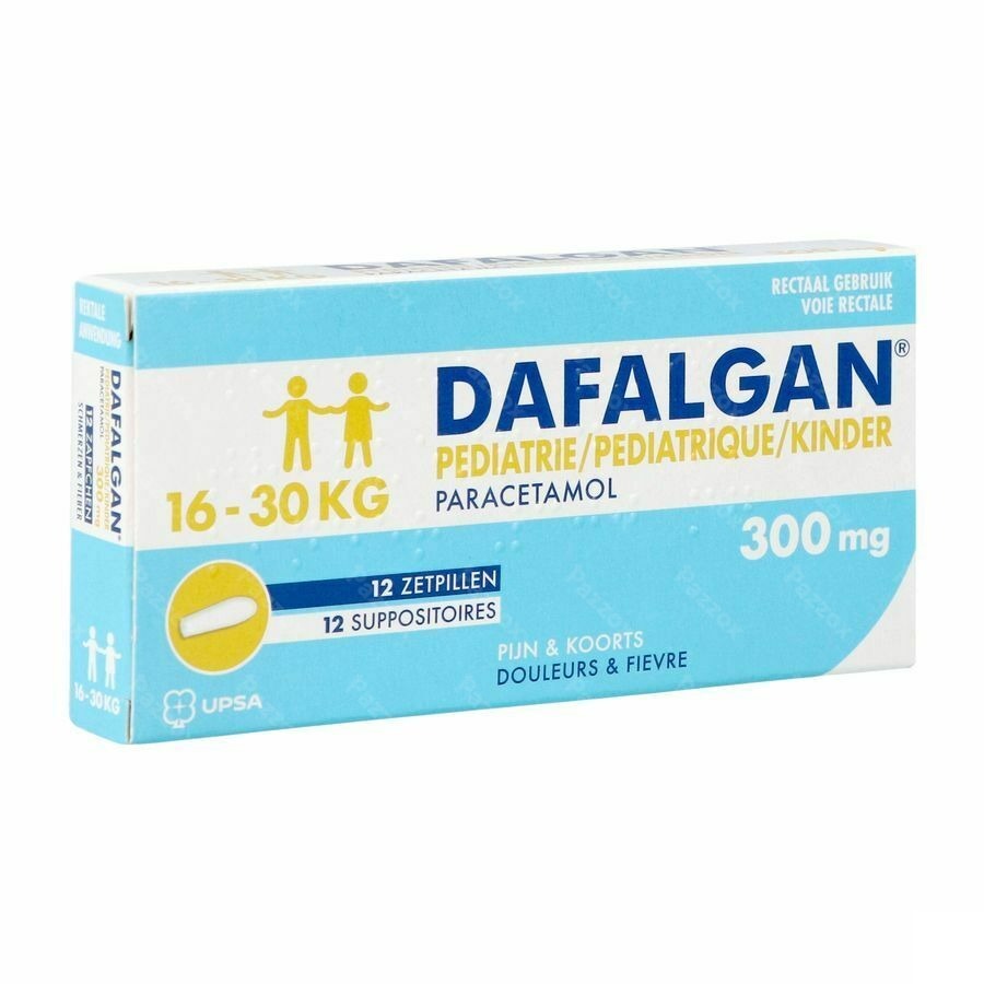 Dafalgan Pediatrie 300mg 12 Zetpillen