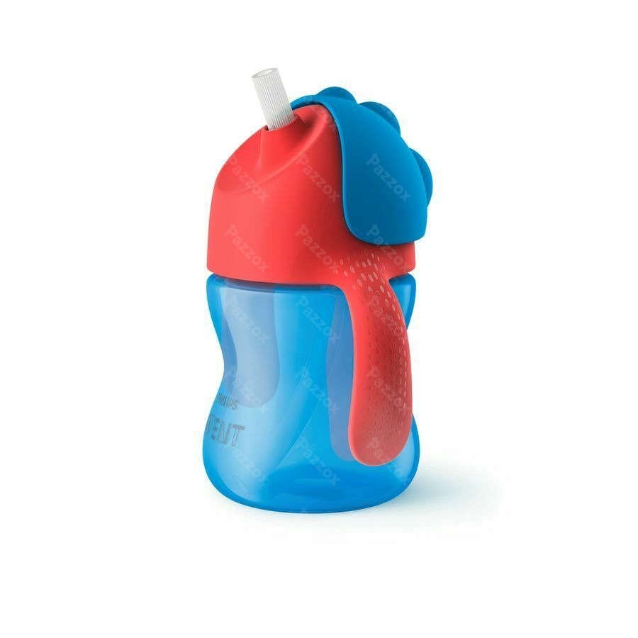 Philips Avent Drinkbeker Rietje Boy Blauw 200ml SCF796/01