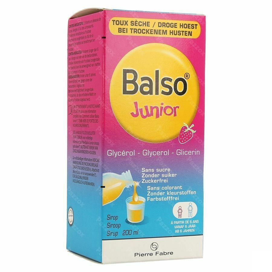 Balso Junior Sirop Fl 200ml