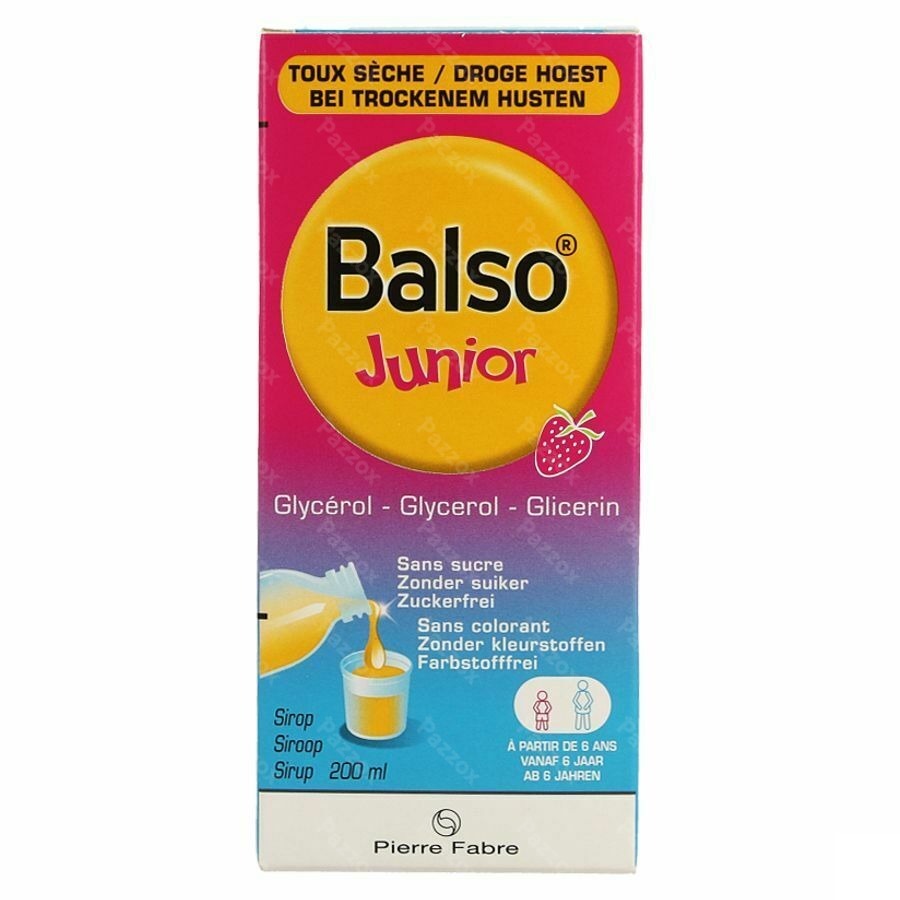 Balso Junior Sirop Fl 200ml