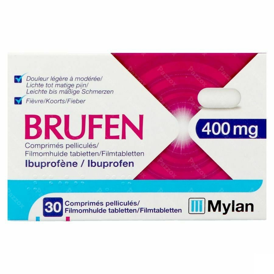 Brufen 400mg 30 Filmomhulde Tabletten