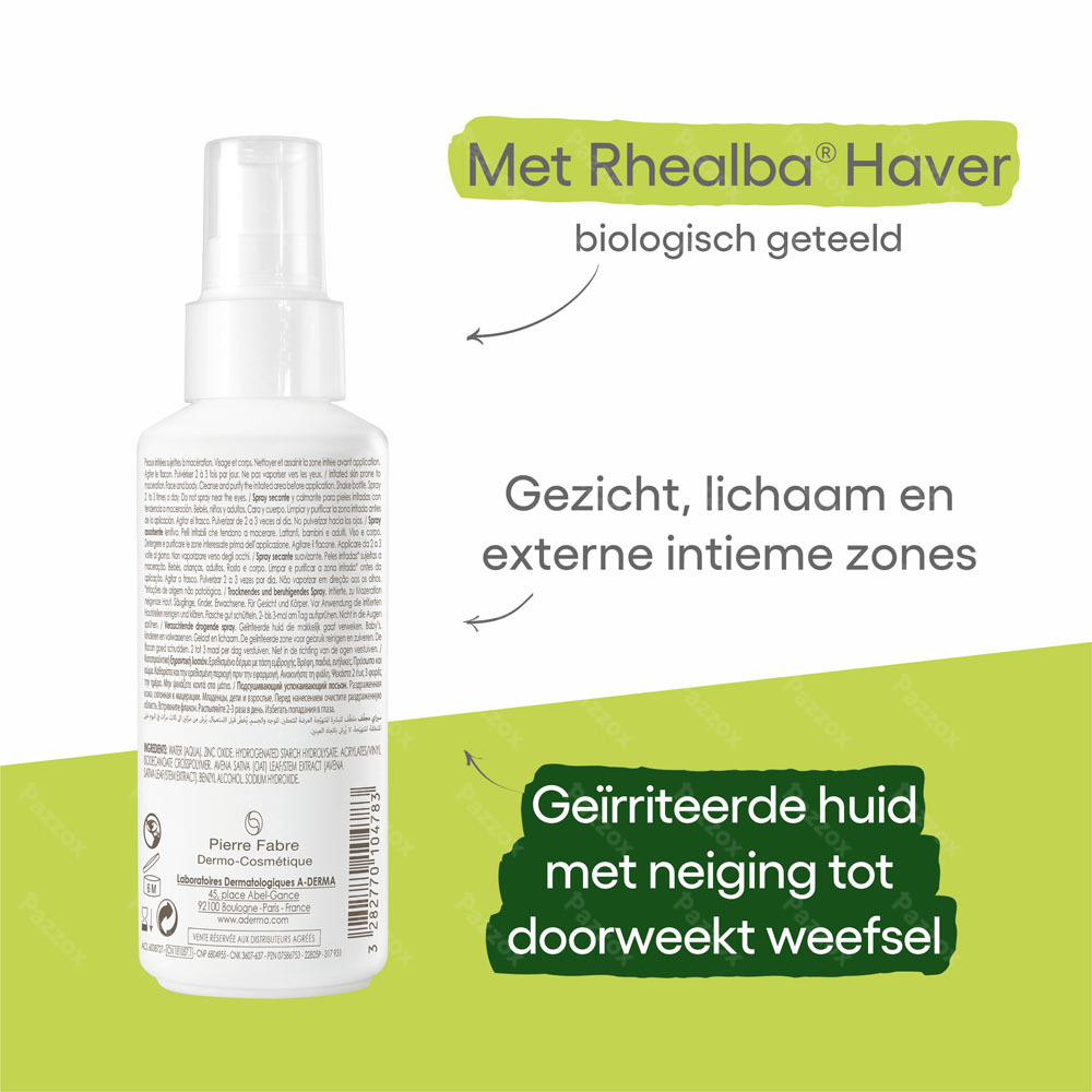 A-Derma Cytelium Uitdrogende Spray 100ml