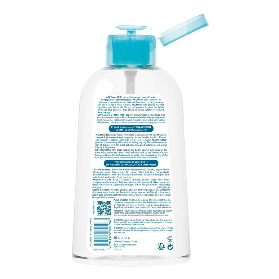 Bioderma Abcderm H2o Doseerpompe 1l