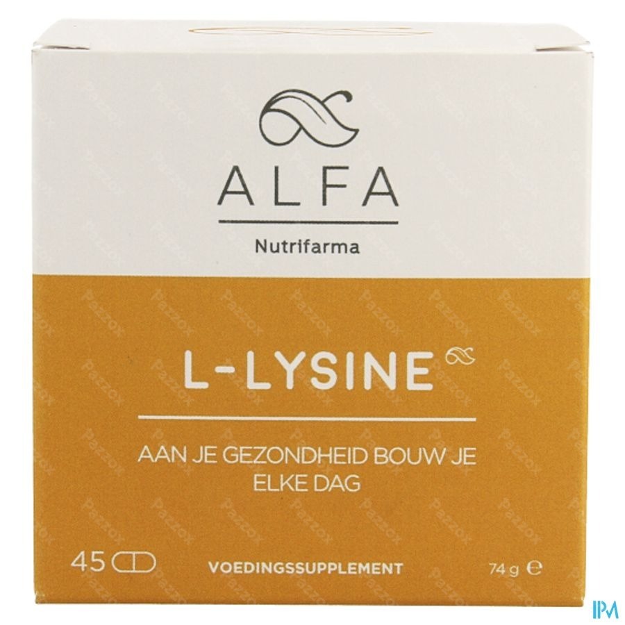 Alfa l-lysine 1000mg Tabl 45