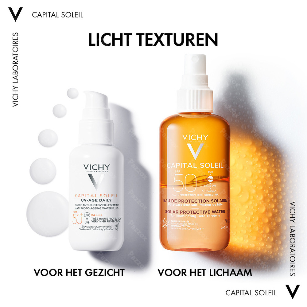 Vichy Capital Soleil Zonbeschermend Hydaterend Water SPF30 200ml