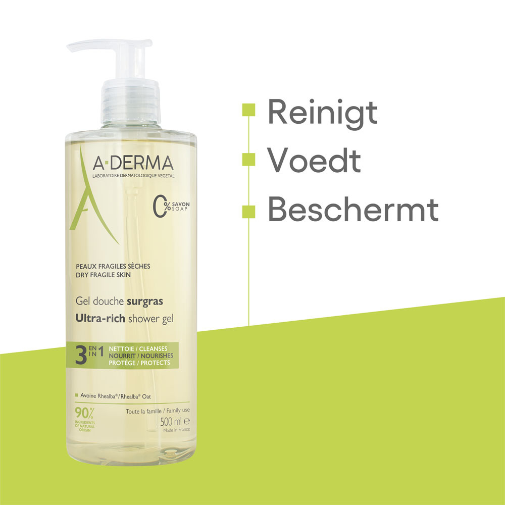 A-Derma Rijke Douchegel 500ml