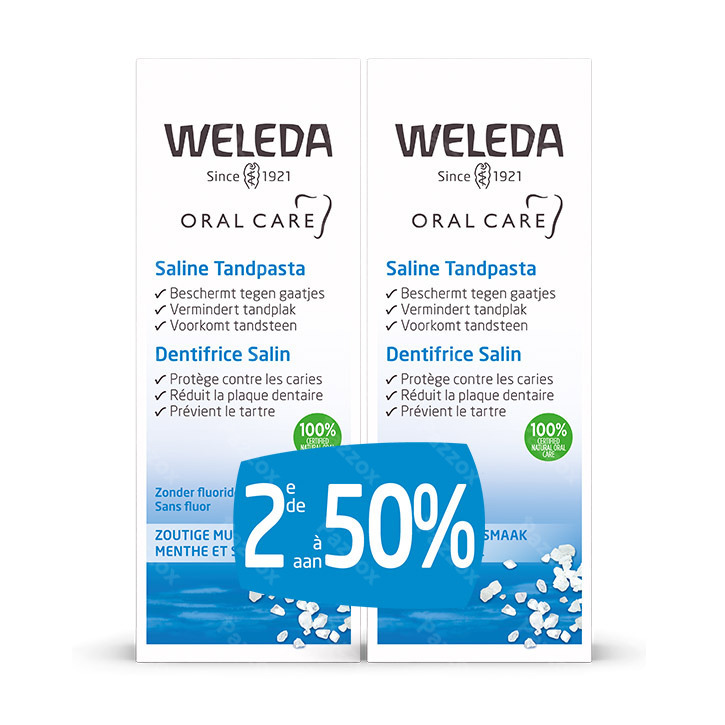 Weleda Saline Tandpasta Duopack 2x75ml
