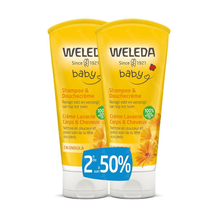 Weleda Baby Shampoo & Douchecrème Duopack 2x200ml