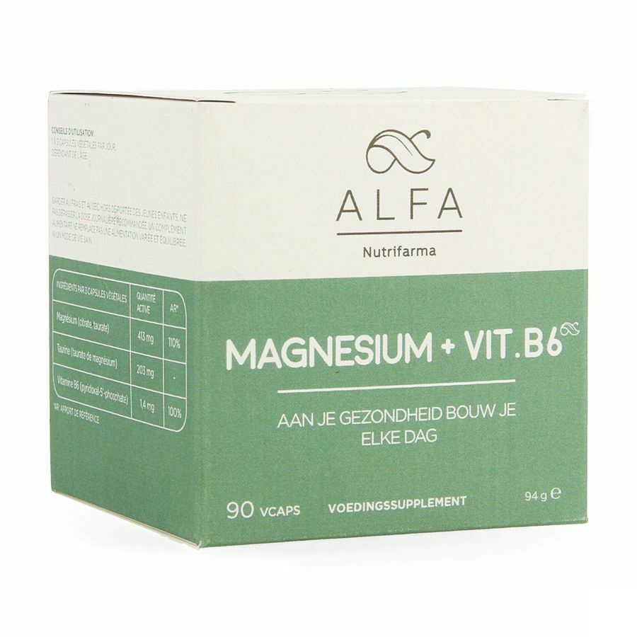 Alfa Magnesium + Vit B6 V-caps 90