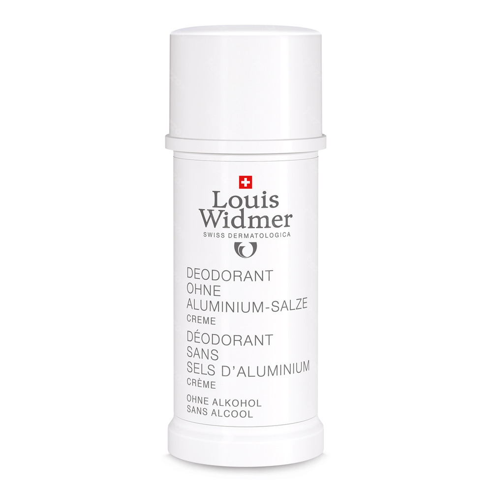 Louis Widmer Deo Creme Zonder Aluminium Zonder Parfum 40ml