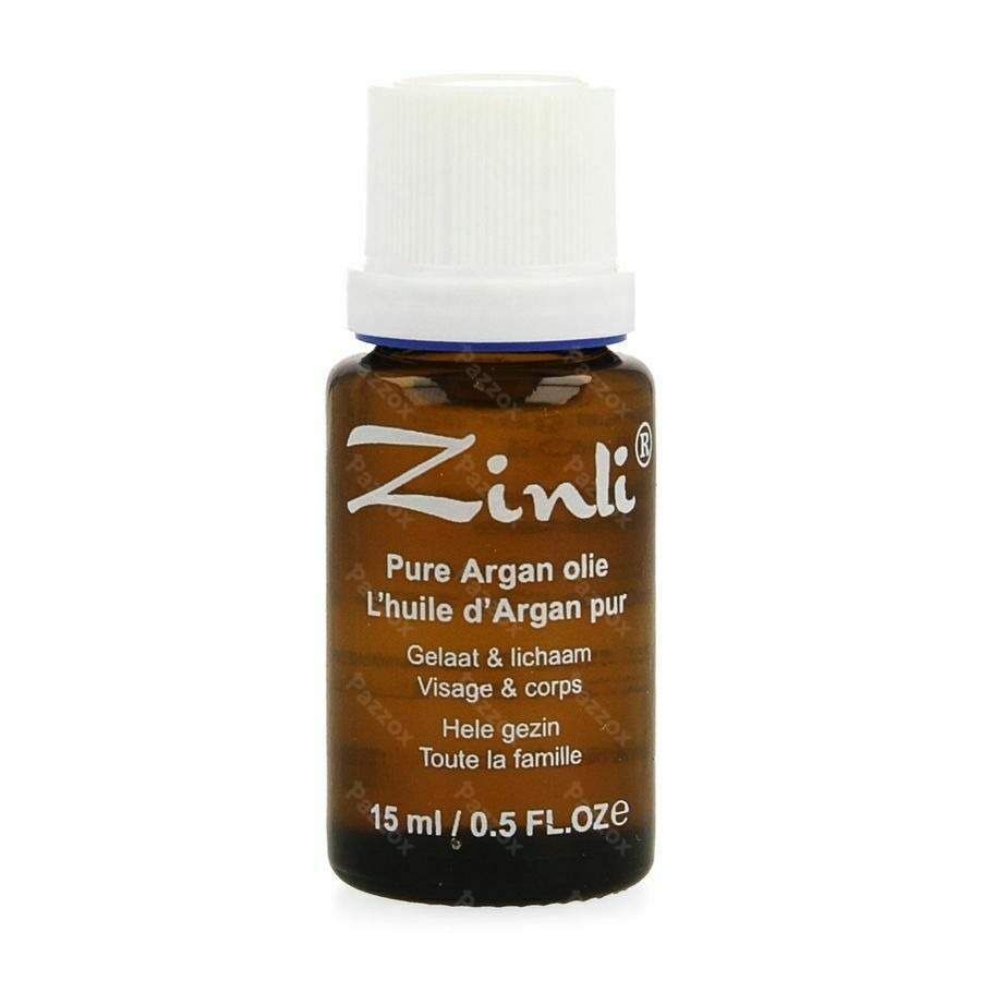 Zinli Arganolie Puur N/geraff. 15ml
