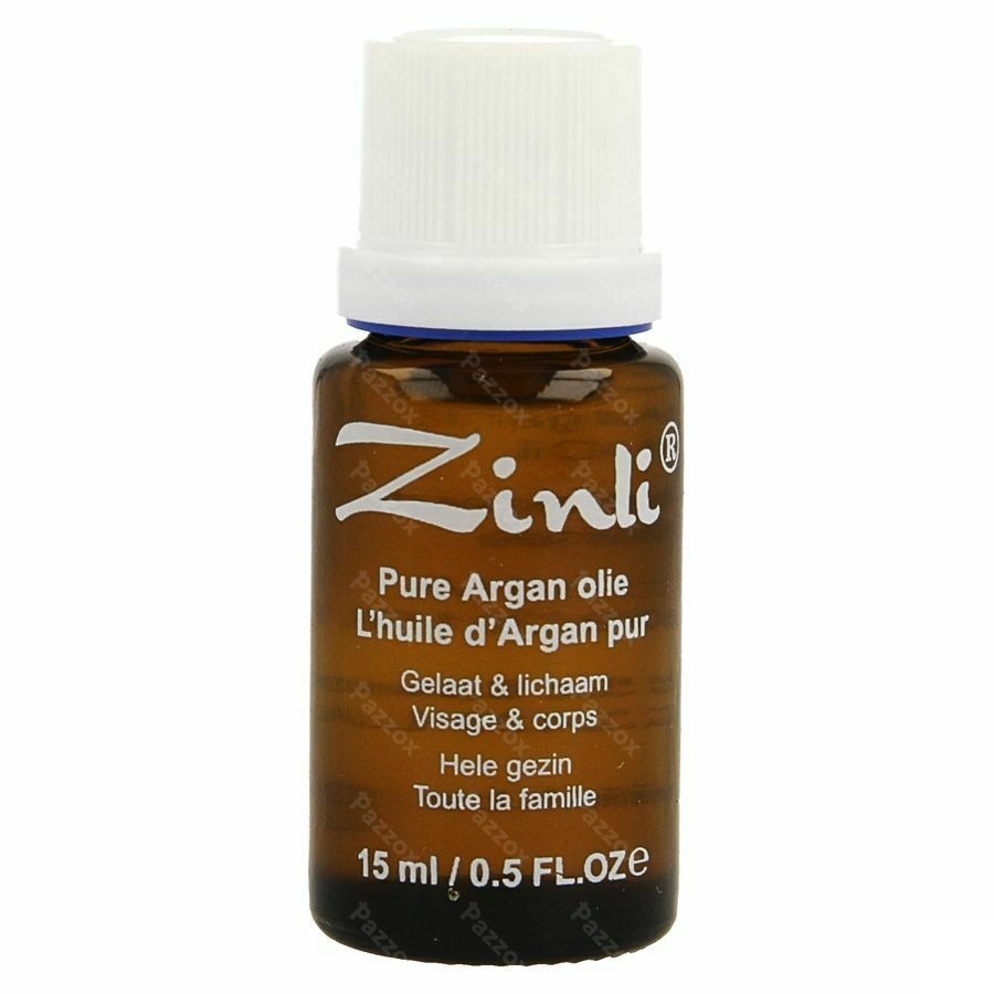 Zinli Arganolie Puur N/geraff. 15ml