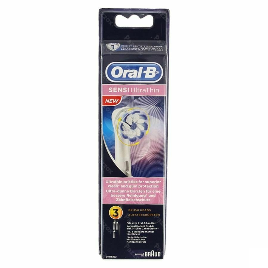 Oral-b Refill Opzetborstel Eb60 Sensitive 3ct