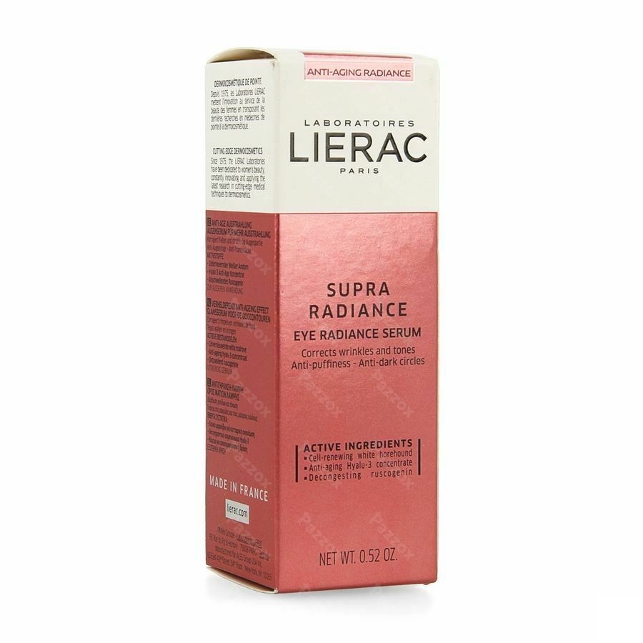 Lierac Supra Radiance Ogen Pompfl 15ml