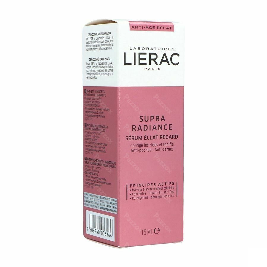 Lierac Supra Radiance Ogen Pompfl 15ml