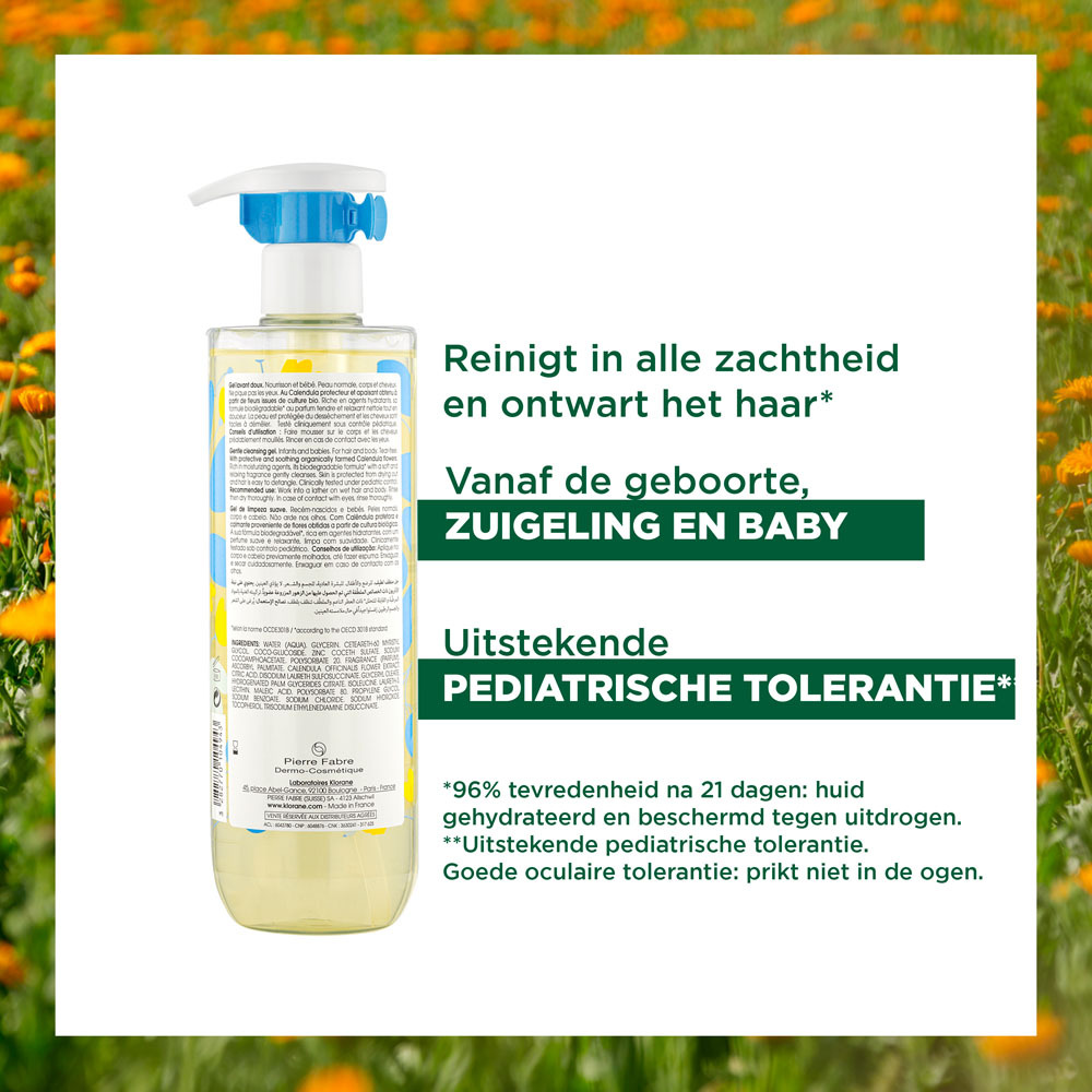 Klorane Baby Zachte Reinigingsgel 500ml
