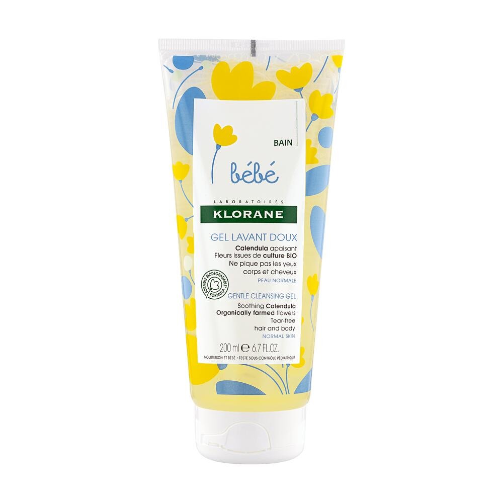 Klorane Baby Zacht Reinigingsgel 200ml