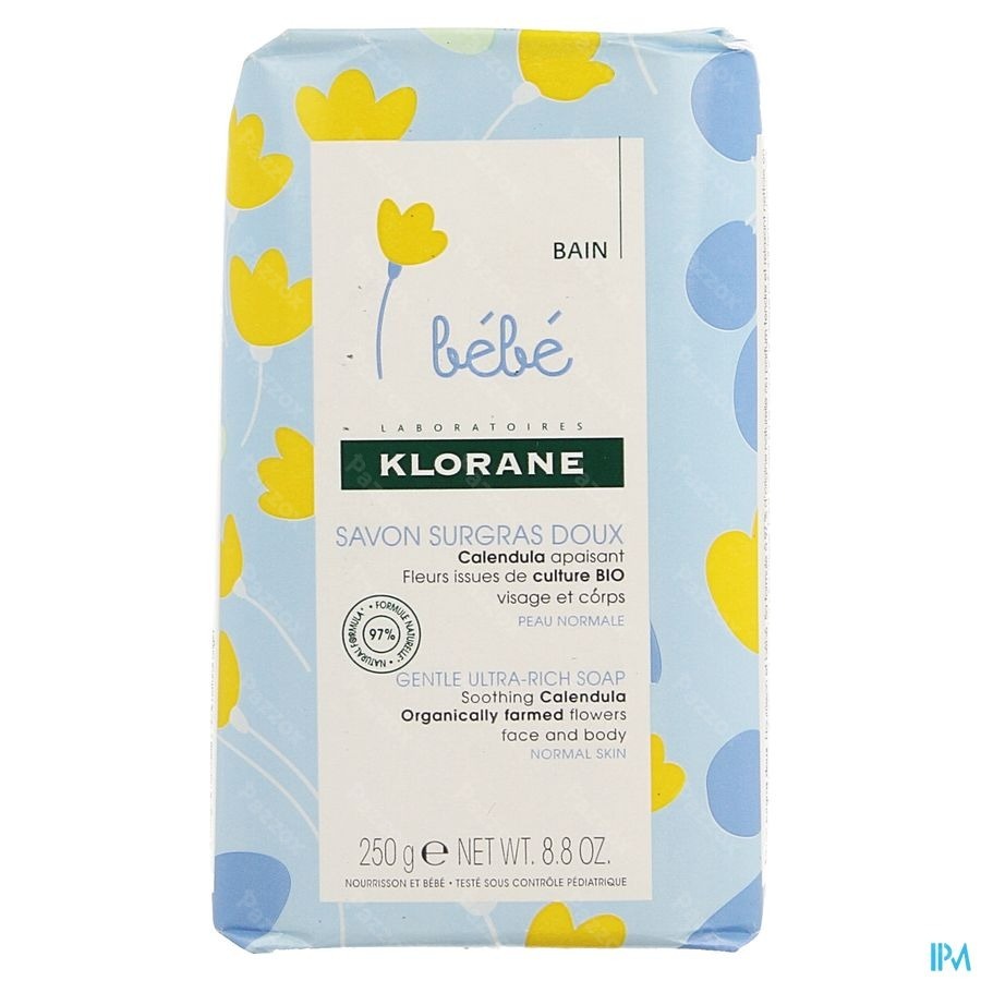 Klorane Baby Zacht Overvet Zeep 250g