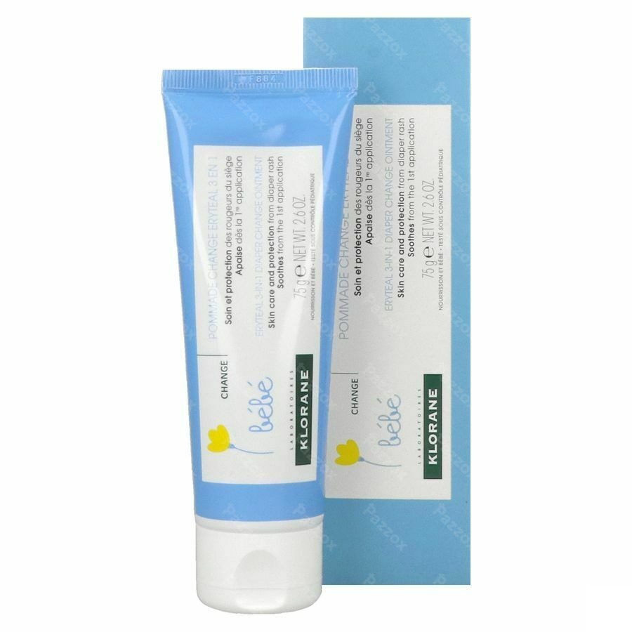 Klorane Bébé Eryteal Crème Luierwissel 75g