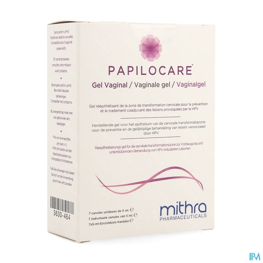 Papilocare Vaginale Gel Ud 7x5ml