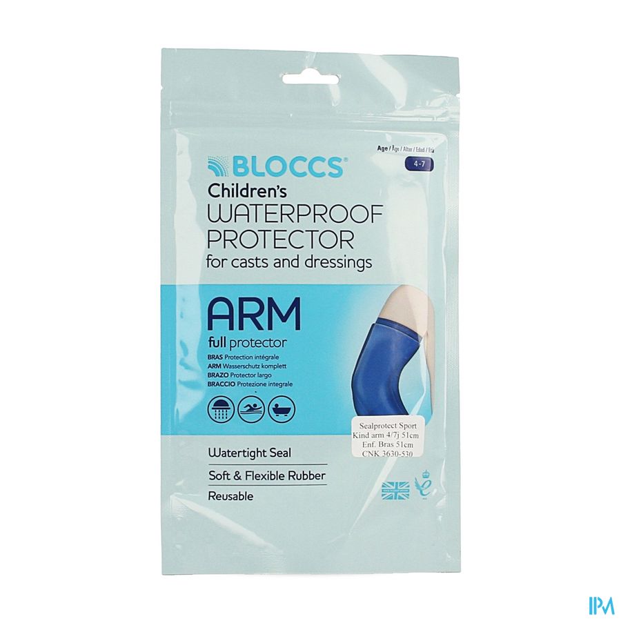 Bloccs gipshoes gehele arm kind 4 - 7 jaar -
