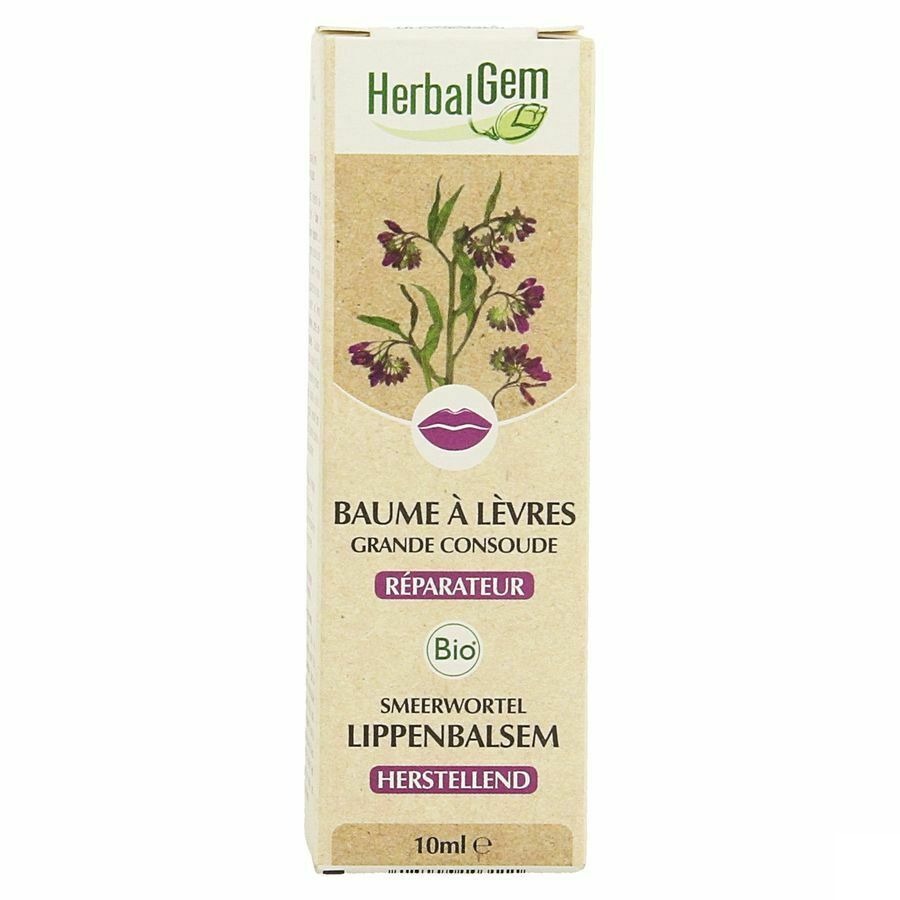 Herbalgem Balsem Lip Smeerwortel Bio 10ml