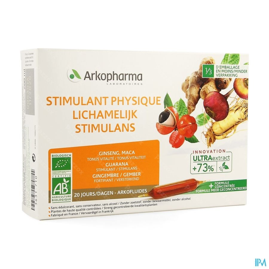 Stimulans Arkofluide 20 Ampullen