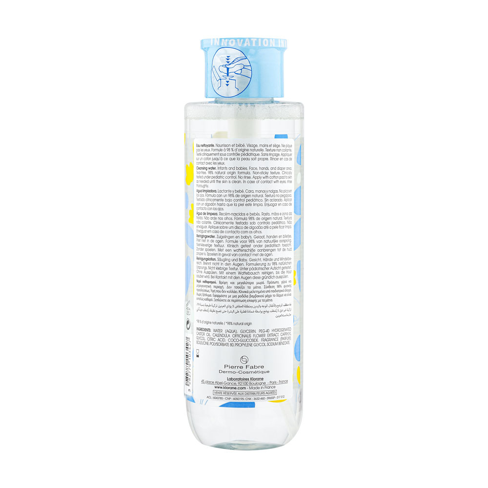 Klorane Baby Reinigingswater 500ml
