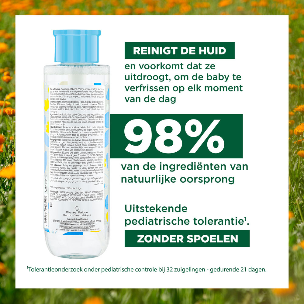 Klorane Baby Reinigingswater 500ml
