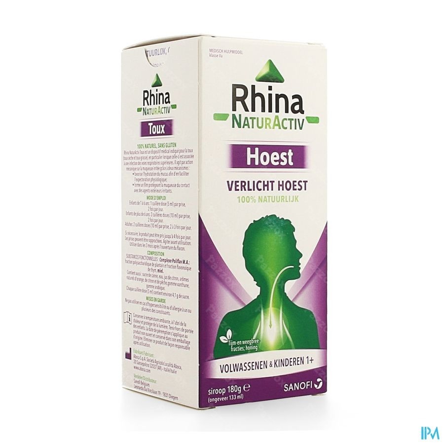 Rhina NaturActiv Hoestsiroop 133ml