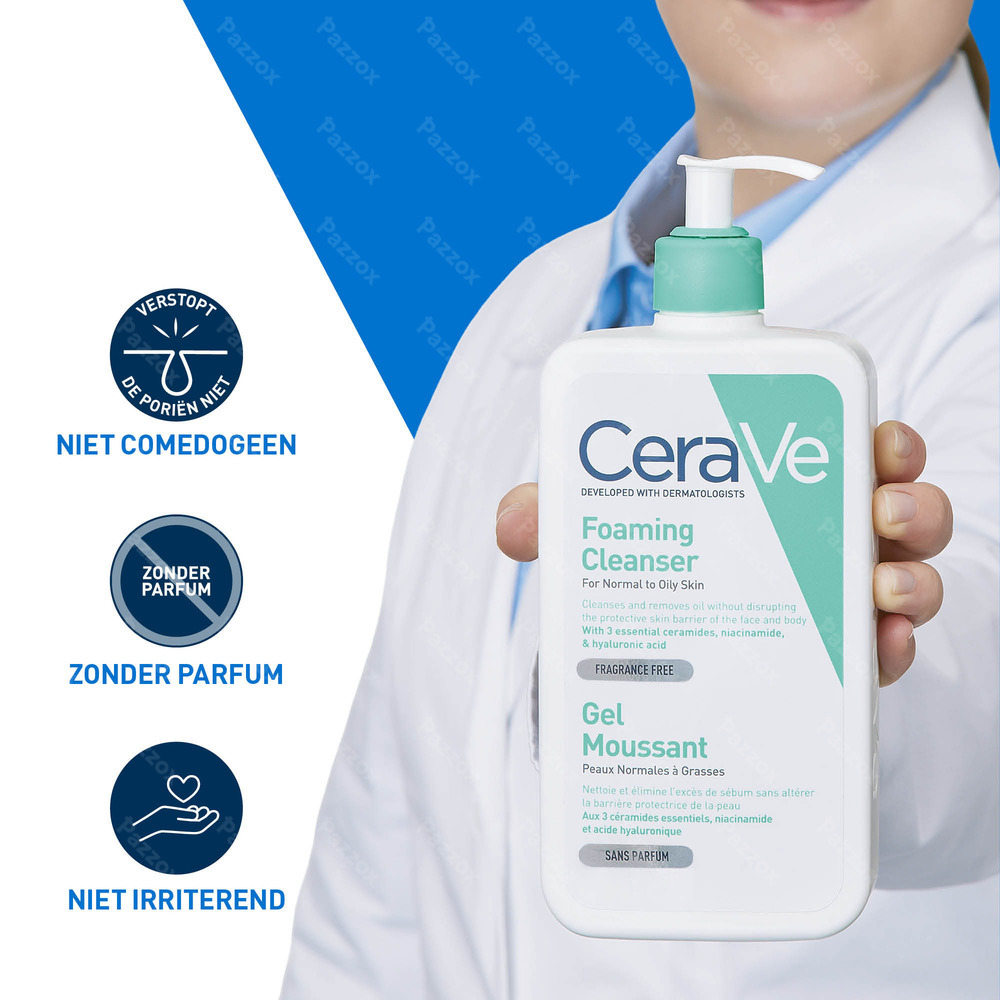 CeraVe Schuimende Reinigingsgel Normale tot Vette Huid 473ml