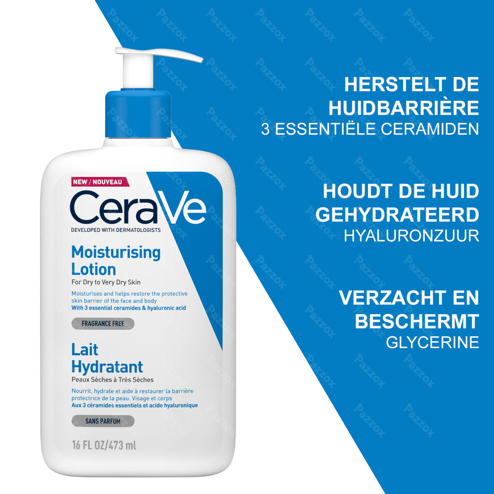 CeraVe Hydraterende Melk Droge tot Zeer Droge Huid 473ml
