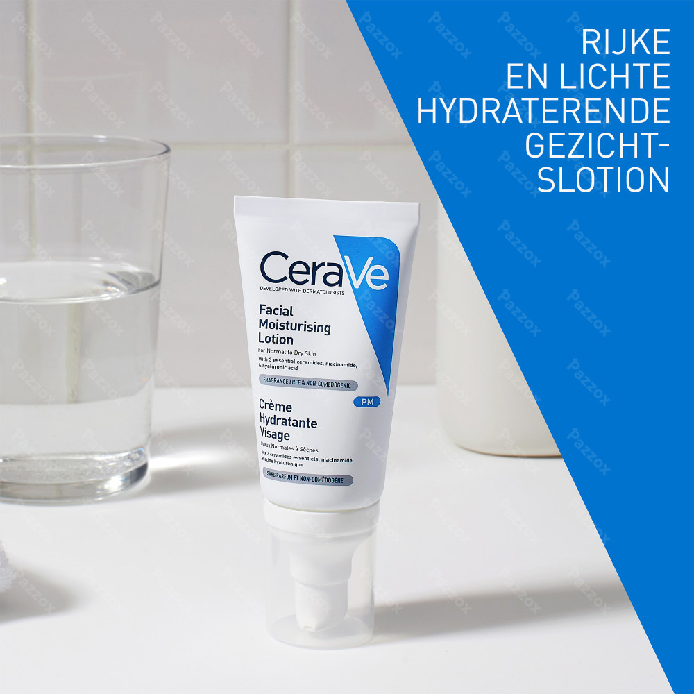 CeraVe Hydraterende Gezichtscrème Normale tot Droge Huid 52ml