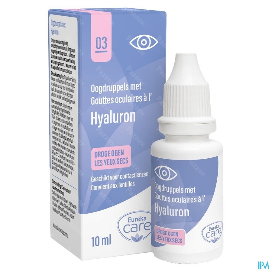 Eureka Care Oogdruppels Droge Ogen Hyaluron 10ml
