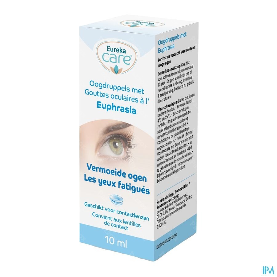 Eureka Care Oogdruppels Vermoeide Ogen Euphrasia 10ml