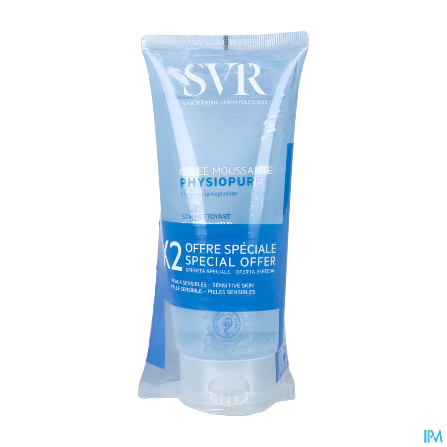 SVR Physiopure Duo Cleansing Foaming Gel