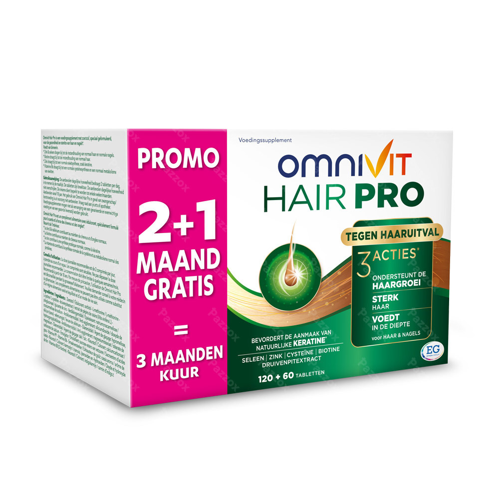Omnivit Hair Pro Nutri-Repair 180 tabletten