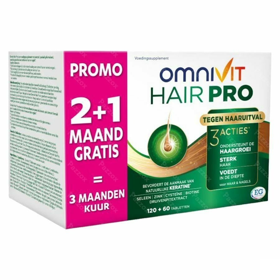 Omnivit Hair Pro Nutri-Repair 180 tabletten