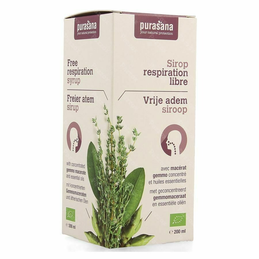 Purasana Vegan Puragem Siroop Vrije Adem 200ml