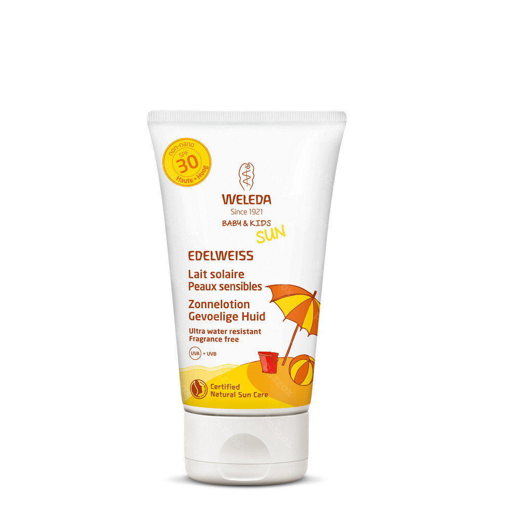Welede Edelweiss Zonnelotion Gevoelige Huid SPF30 150ml
