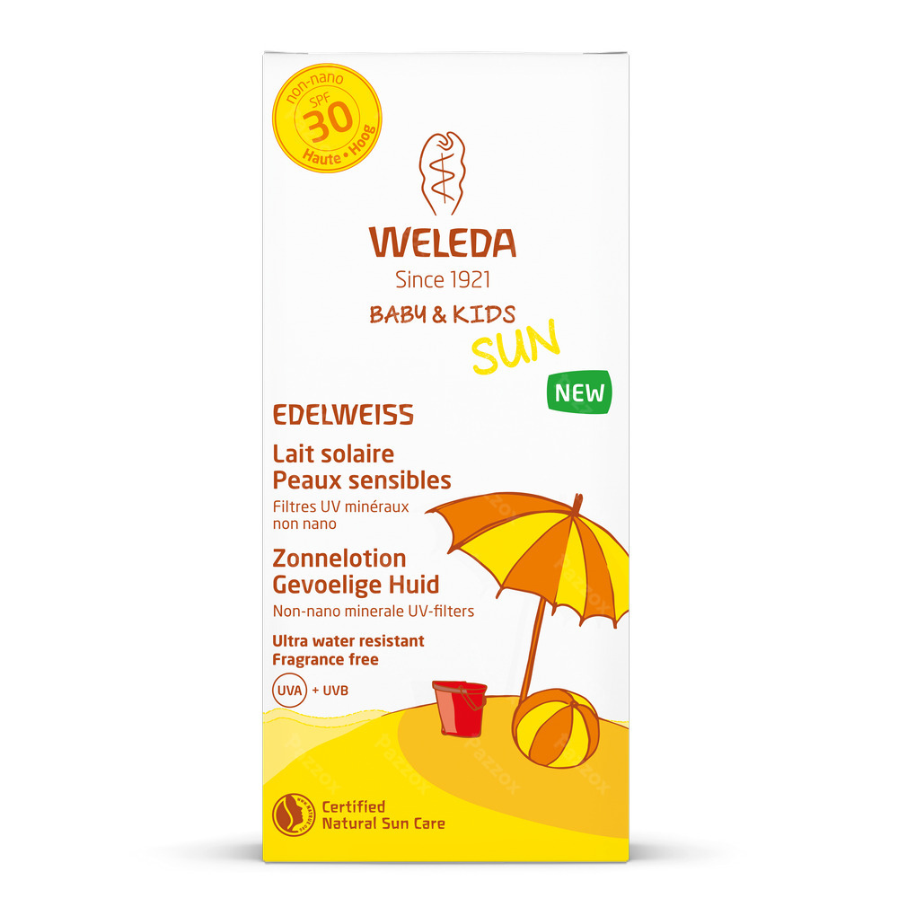 Welede Edelweiss Zonnelotion Gevoelige Huid SPF30 150ml