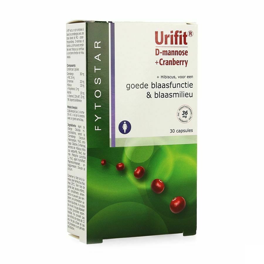 Fytostar Urifit D-mannose + Cranberry Caps 30