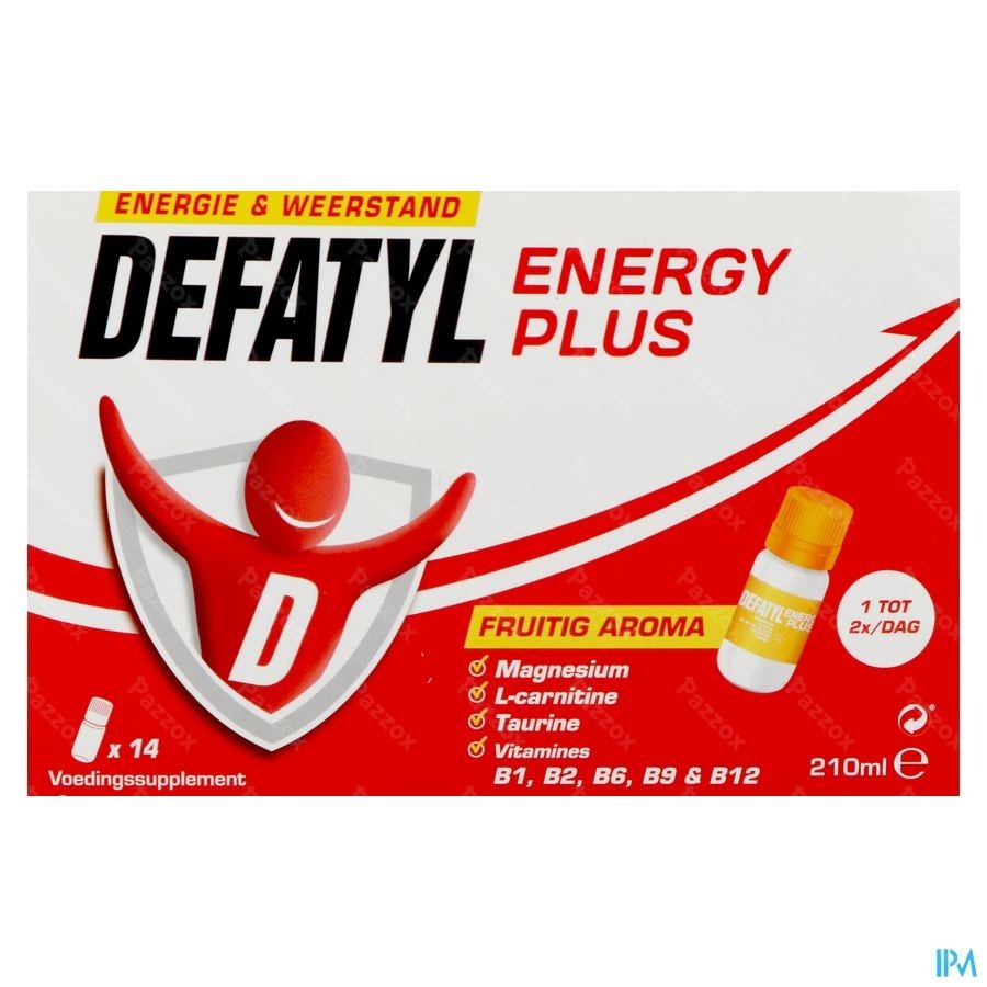 Defatyl Energy Plus 14 Flesjes