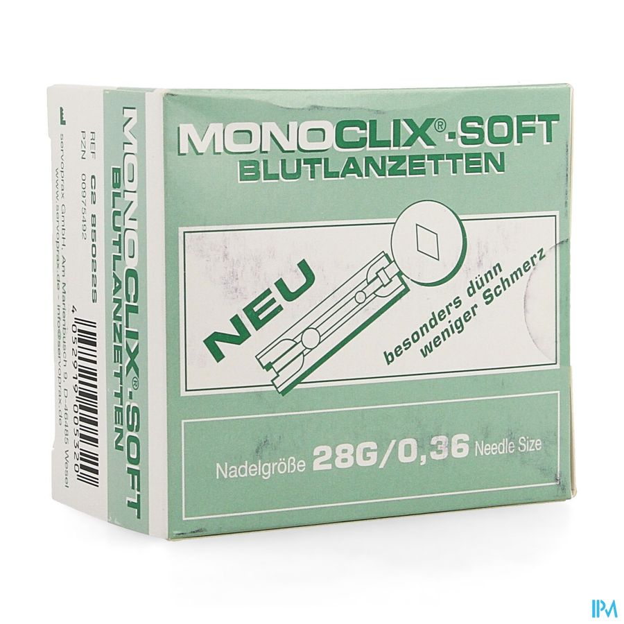 Moniclix Soft Lancet 28g 1 afbeelding 1