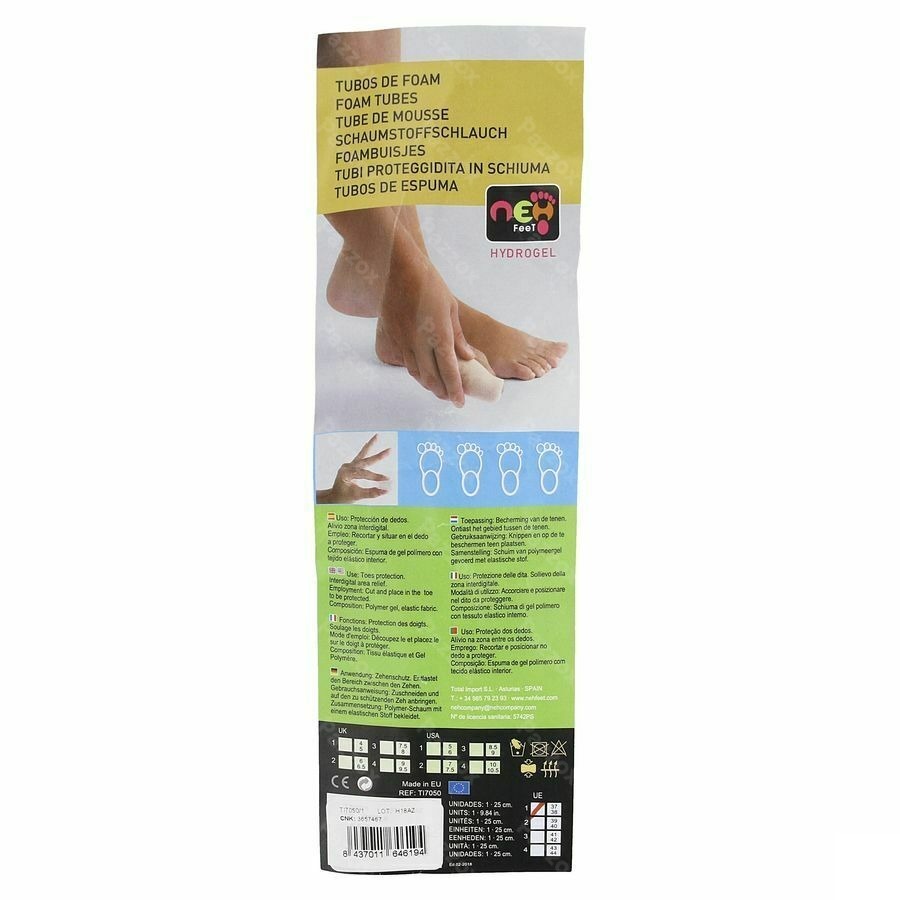 Neh Foambuisjes Diam. 1,5cm Lang 24,5cm