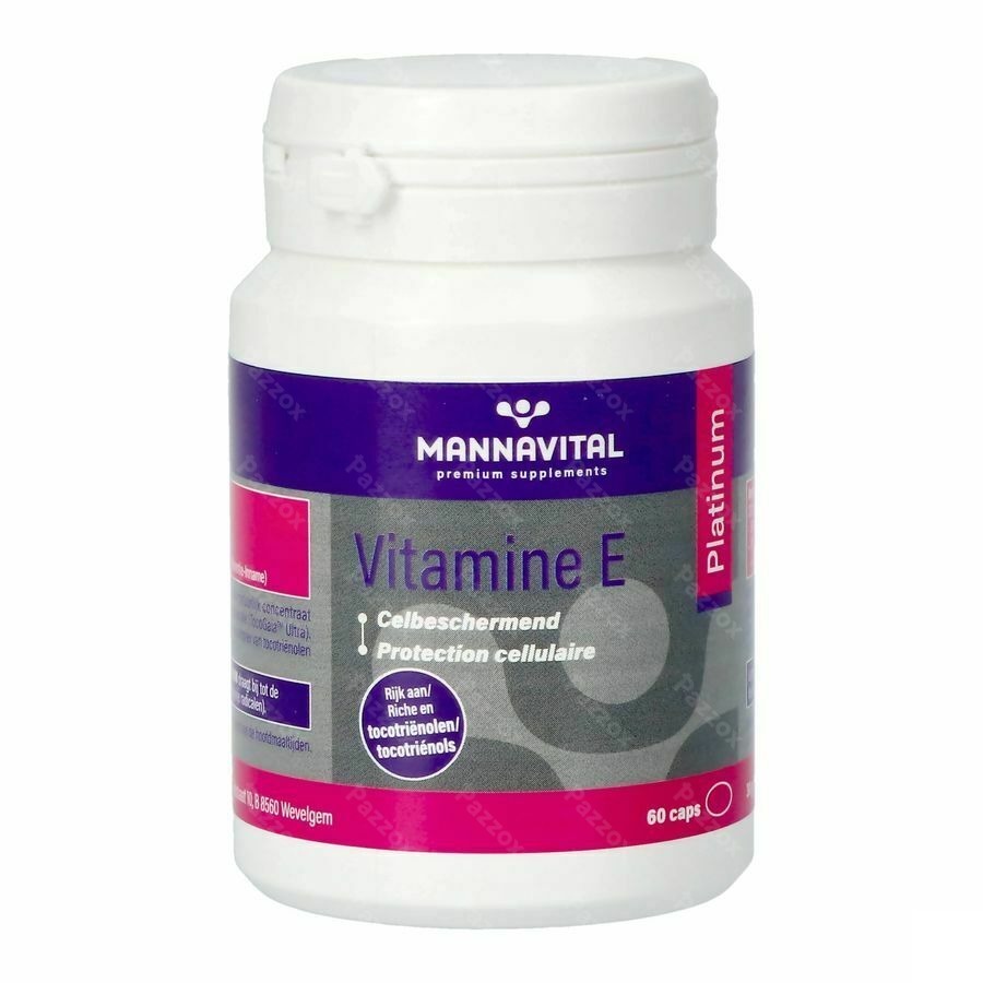 Mannavital Vitamine E 60 Capsules