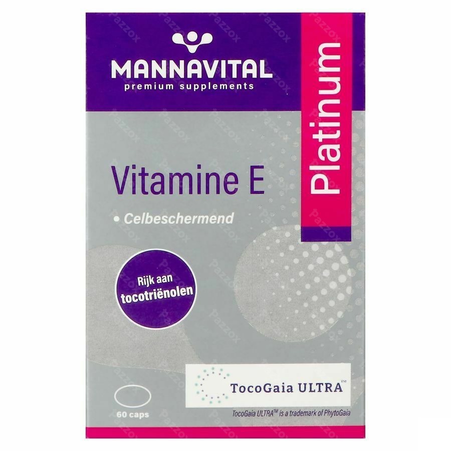 Mannavital Vitamine E 60 Capsules