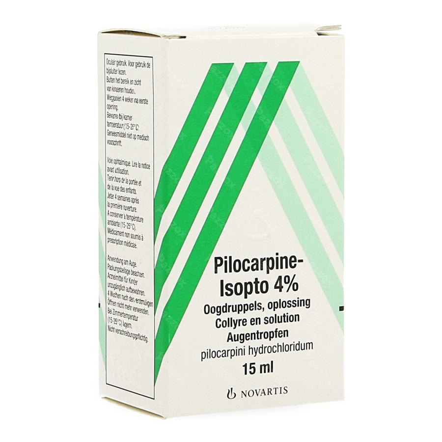 Pilocarpine-isopto 4% Oogdruppels Opl 15ml